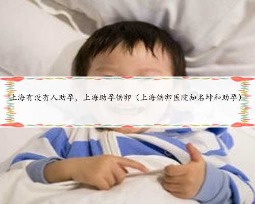 上海有没有人助孕，上海助孕供卵（上海供卵医院知名坤和助孕）